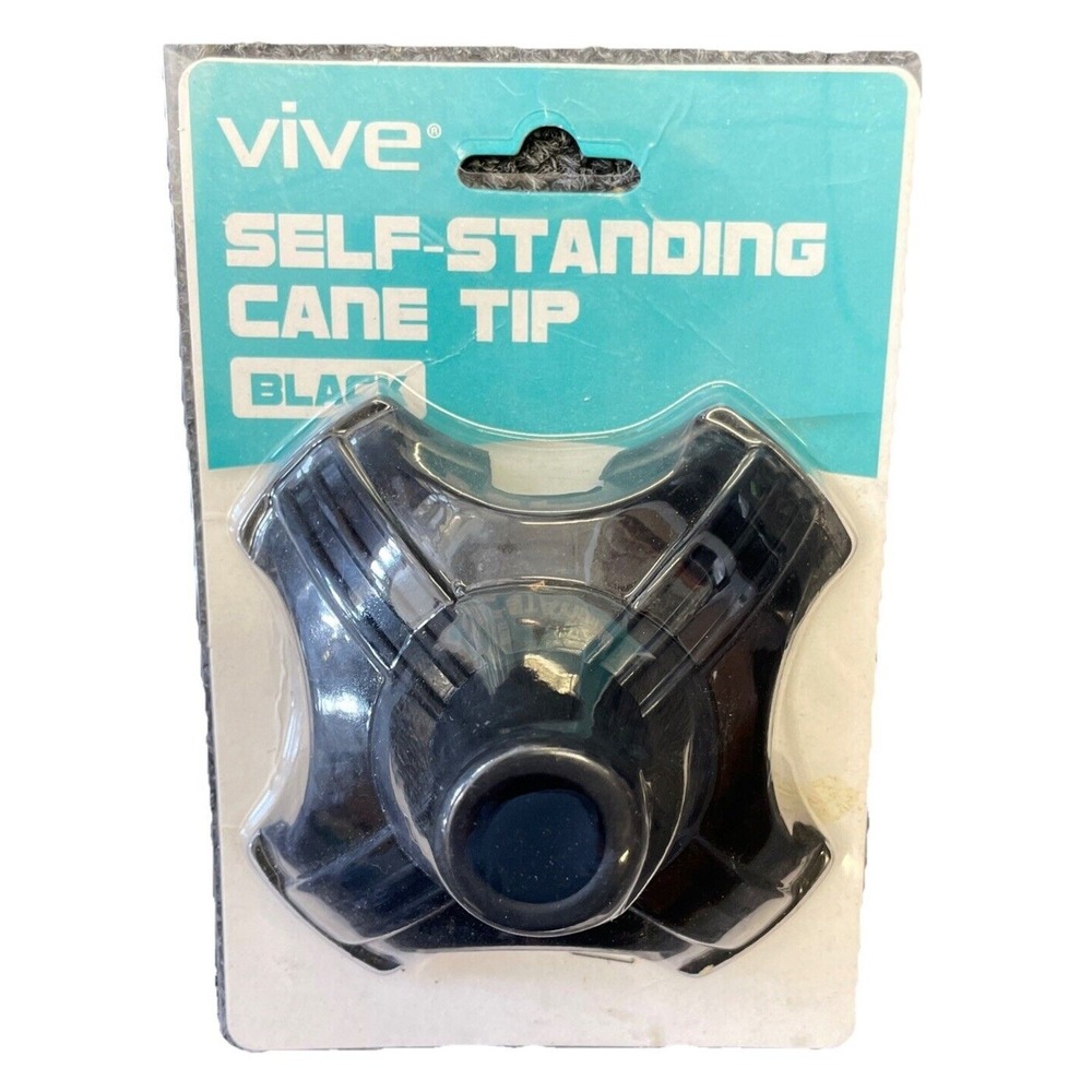 Vive Self-Standing Cane Tip Black